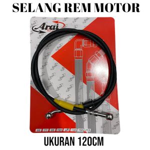 Selang rem depan ARAI RACING ukuran 120cm pnp vixion ris gil pro cb150 verza tiger satria fu ninja