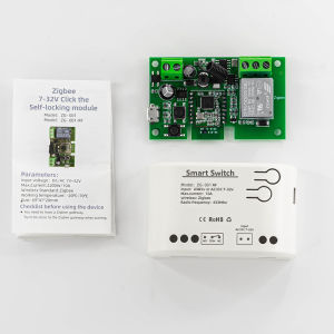 Tuya 10A Zigbee 1ทางรีโมทคอนโทรลอัจฉริยะ2200วัตต์รีเลย์ควบคุม DC/AC 7-32โวลต์ AC85-250V แหล่งจ่ายไฟแบบจุดเชื่อมต่ออินเตอร์ล็อคการดำเนินการ RF433mhz สนับสนุนการควบคุมระยะไกลโมดูลควบคุมสวิตช์ภายนอก IoT รีเลย์รีโมทสมาร์ทโฮมสวิตช์ควบคุมระยะไกล