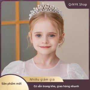 Hàng có sẵn✨ 2023 Phụ Nữ Mới Cô Gái Bạc Màu Sắc Vương Miện Mũ Nón Hàn Quốc Pha Lê Vương Miện Thời Trang Sinh Nhật Ăn Mặc Rhinestone Vương Miện Tóc Phụ Kiện