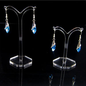 [haoh] Acrylic Stud Dangle Earrings Display Rack Stand Jewelry Hanger Organize Holder