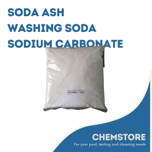 Chemistry Supply for pH Adjustment: Lightweight 1kg Soda Ash & Sodium Carbonate pH Increaser