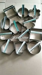 Cetakan Kue/Cireng 1 Set Ring Cutter Gagang | Ring Cutter 1 Set | Ring Cutter Cireng | Cetakan Kue/Cireng 1 Set 6pcs Ukuran 8cm (6 Bentuk)