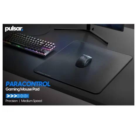 Pulsar ParaControl V2 Gaming Mouse Pad - Black / Red - M / L / XL / XXL