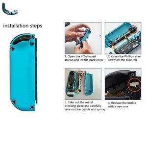 YUYIN4 1 cặp kim loại khóa khóa chốt Tương thích với Nintendo chuyển joycon niềm vui con