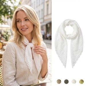 CANICECA Lightweight Floral Triangle Scarf Korean Style Thin Vintage Neck Scarf Head Wrap Spring Summer Bandana Sun Protection