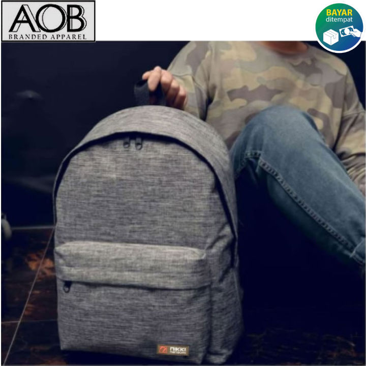 Tas Korea Casual Canvas Backpack Pria Wanita/ Tas Kuliah Sekolah