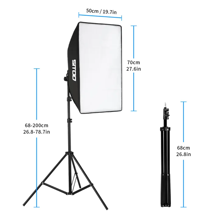 Selens%20%202X%20135W%20LED%20Soft%20Box%20Photography%20Softbox%20Continuous%20Lighting%20Kit%20Stand%20Studio%20-%20Image%203