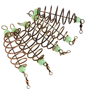 5 cái/bộ câu cá mồi mùa xuân lure Inline treo giải quyết Feeder thép không gỉ