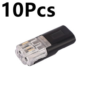 【On Sale】10Pcs 2 Pin Way Plug Wire Cable Snap Connectors Car Solderless Electrical Connector Strip