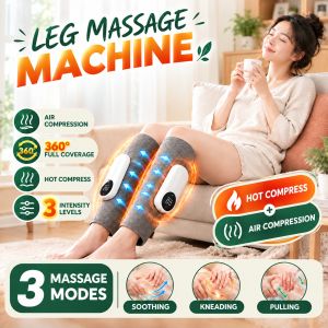 Massager Calf Massager Air Pressure Calf Stovepipe with Heat Pneumatic Leg Massage Equipment Muscle Blood Circulation Relieve Gift