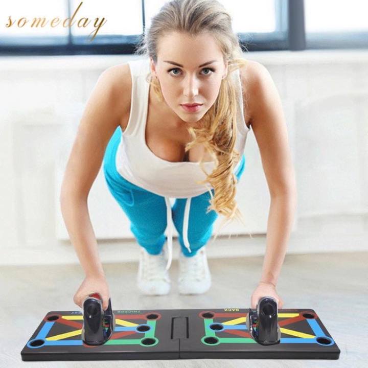 9 authentic in 1 Push Up Rack Board System Fitness Workout Train Gym Exercise Stands