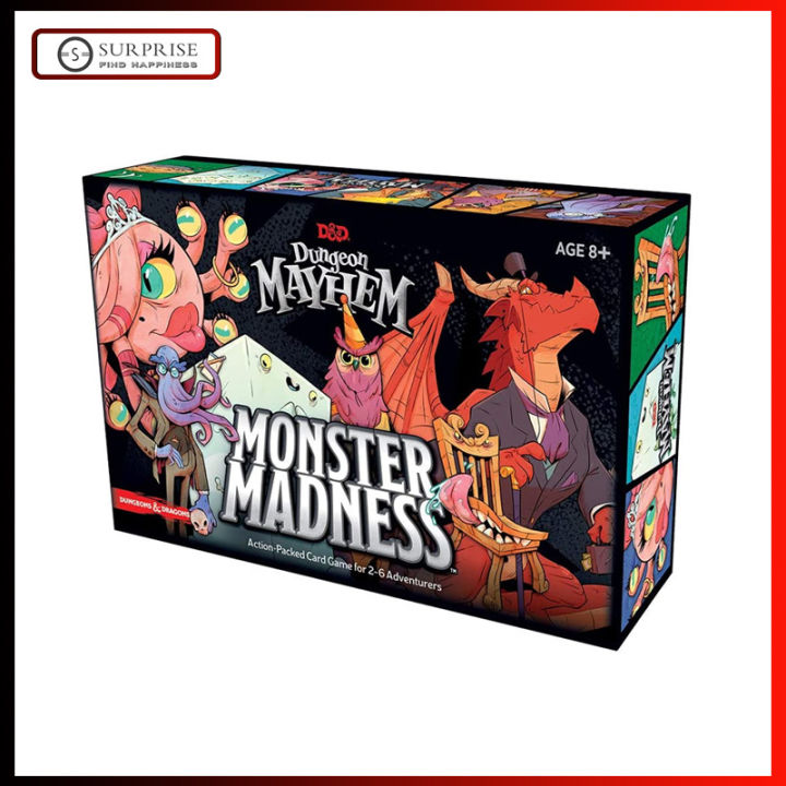 Dungeons & Dragons Board Game Dungeon Mayhem: Monster Madness Card Game ...