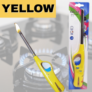 GLICTEL Kitchen Gas Lighter Long Handle Refillable Adjustable Flame BBQ Candle Stove/Pemetik Api