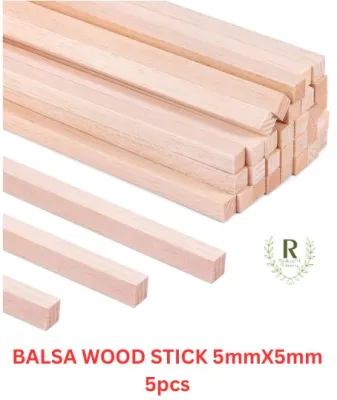 Balsa Wood Stick / Kayu Balsa Length 30cm