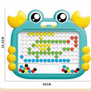 [TM77]Mainan Anak Papan Magnet / Magnetic Board Drawing / Papan Manik Magnet Serbaguna / Mainan Edukasi Kreatifitas / Papan Gambar Motif Kepiting Bebek