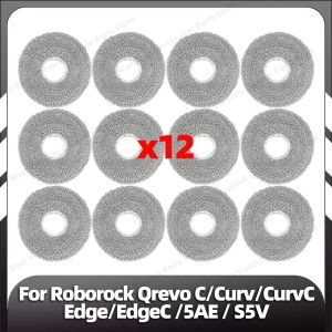 Replacement Main Side Brush HEPA Filter Mop Pad Dust Bag Compatible With Roborock Qrevo C/QrevoC Pro/Curv/CurvC/Edge/EdgeC/5AE/S5V/S5X/5AI/5XC Robot Vacuum Cleaner Spare Parts
