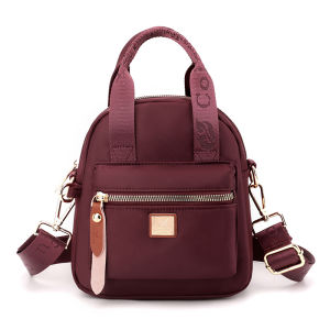 【Colorful Fox】fashion korean small handbag with shoulder strap multi-pocket crossbody bag waterproof nylon fabric 9color to choose