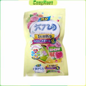 C.N. Camphor balls Rose Flower Scented Moth Ball For Clothes Repellent Closet Deodorizer 12pcs