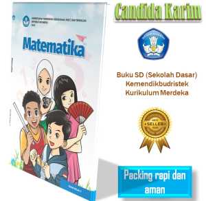 Buku Matematika SD Kelas 5 - Kurikulum Merdeka dengan Pelangi Ungu & Warna Mawar