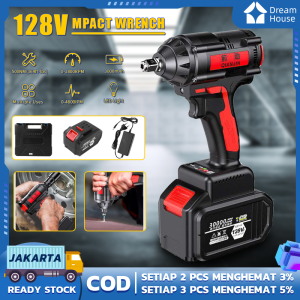 Cordless Impact Wrench 15000mah 98vf Brushless Wrench Brushless Drill Air Impact Wrench Kit Drill Machine Battery Wood Concrete Wall Impact Wrench/bor impact baterai/impek pembuka baut motor komplit/impek pembuka baut mobil/impek cas pembuka baut