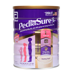 Sữa Bột Abbott PediaSure BA Hương Vani Ít Ngọt Hộp 800g (Cho trẻ 1~10 tuổi)