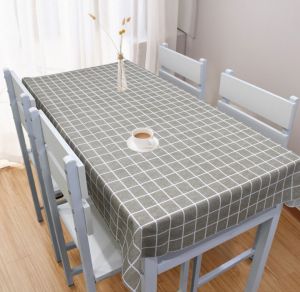 Water Resistant Tablecloth Table Cloths Rectangle Decorative Waterproof Oilproof Table Cover Protector Kitchen Dinning Table Cover Dust-proof 137CMX90CM 54inchX35inch