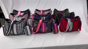 New Portable One-Shoulder Versatile Crossbody Bag Neoprene High Texture Chain Shoulder Strap Large Capacity Outdoor Bag Tote Bag for Women