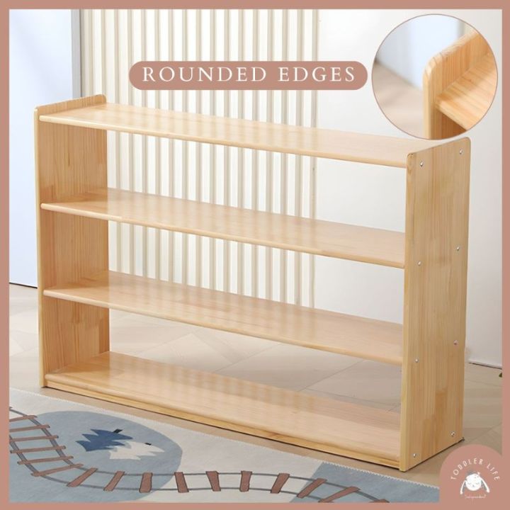 Montessori Teaching Aids Storage Cabinet Children's Bookshelf Finishing ...