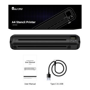 Portrait Wireless Tattoo Transfer Machine A4 Size HD Thermal Printer Copier Machine