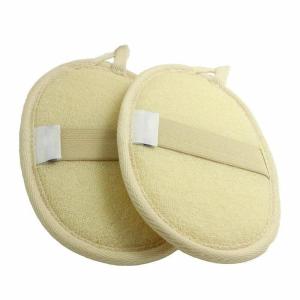 2pcs Natural Loofah Bath Pads Bath Shower Sponge Body Scrubber Exfoliating Washing Scrubber Pad Bath Cleaning Tools