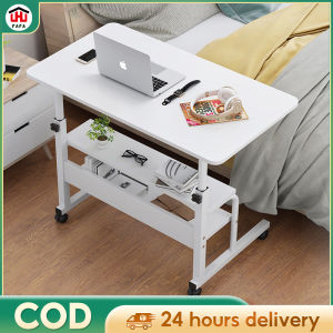 Adjustable Bedside Table Laptop Table Study Table Computer Table with wheel