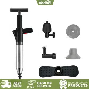 [VSC] Air Power Drain Blaster Tools Stainless Steel Pipe Dredging Clean Pump High- Accessories for Bathroom Shower Bathtub