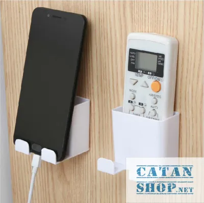 [HCM]Kệ đựng remote máy lạnh đa năng treo Sạc Điện Thoại tiện dụng cho không gian nhà bạn thật gọn gàng. GD153-KRKTSac catanshop