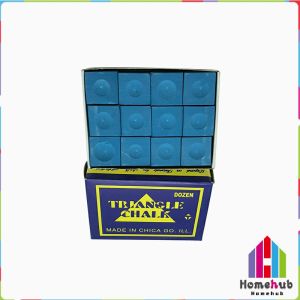 HB 12Pcs/set Billiard Chalk Original Snooker Billiard Chalks Blue Pool Cue Chalk