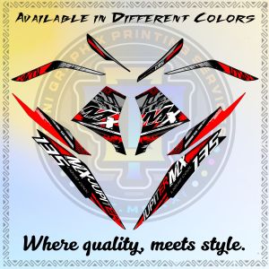 SNIPER 135 MX JUPITER 2014 STICKERS DECALS - High Quality Print Laminated Waterproof