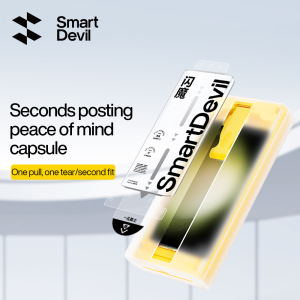 SmartDevil Screen Protector for Samsung S23 Ultra Samsung S22 Ultra Full Glue Microcrystalline Soft Film Full Coverage Dust-proof with Quick Installation Tool