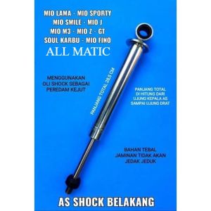 tabung stik hidrolis shock belakang AS SHOCK SHOK SKOK BELAKANG YAMAHA - MIO LAMA  MIO J  SPORTY  SOUL  GT  M3  FINO  XEON