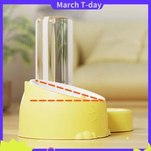 March 1pcs màu xanh Pet Dog Cat Bát đài phun nước tự động thực phẩm nước trung chuyển container cho mèo chó uống Pet bài viết