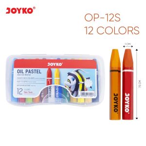 Crayon Krayon Minyak Oil Pastel Joyko - OP-12S 12Warna