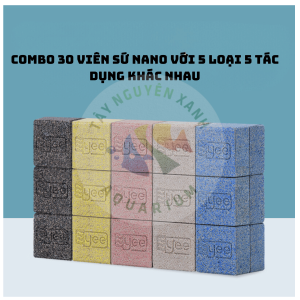 [Chính hãng] [Giá hủy diệt] Combo 30 viên Sứ NaNo Yee Vật Liêu Lọc cao cấp nhất 5 Chức Năng Lọc Nước