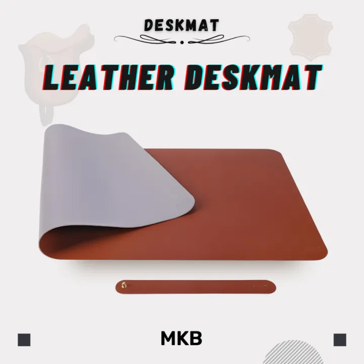 [READY STOCK] MKB Leather Deskmat (900mm x 400mm x 4mm) - WATERPROOF Mouse Pad/Mousepad/Desk Mat