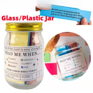 Bible Verses Jar Bible Verses for Emotions Feelings Verse Prayer Request Cards Christian Bible Gifts Church Gift for Women Men