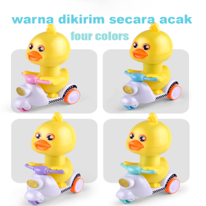 Lakoe Mainan Bebek Motor anak Bayi mainan Mobil motor Anak Tidak Perlu Baterai