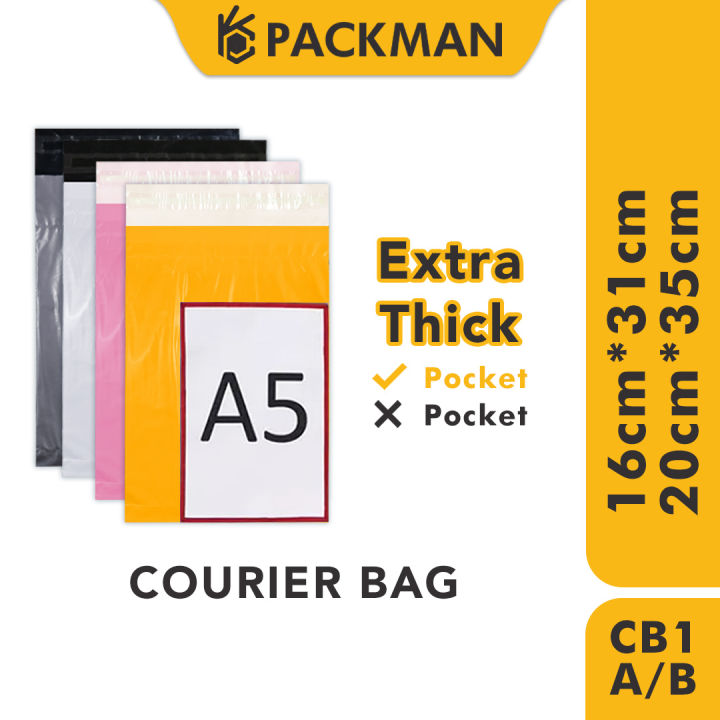 PACKMAN CB1 Courier Bag With Pocket Parcel Bag Packaging Bag Parcel