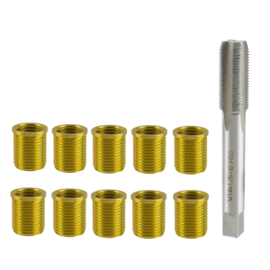 15mm Spark Plugs Thread Repair Kit M12x1.25 Inserts Tap Cylinder Head for Gasolines Engines Rethreaded Tool Accessories