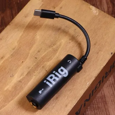 iRig AmpliTube Effect Guitar อุปกรณ์เพิ่มเอฟเฟคเสียงต่อกีต้าร์ กับ iPhone Typc-c black