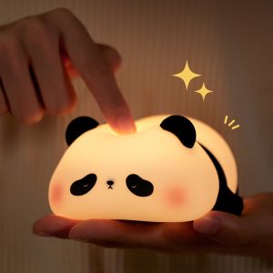 [SG Stock] Cute and Funny Rabbit Sheep Touch Silicone Night Light Eye Protection Sleep Bedside LED Lamp Rechargeable