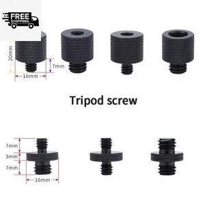 MAOHONG 3 8 to 1 4 Male to Female Thread Screw Mount Adapter Tripod Plate Screw Mount