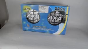 2PCS 5.5" 4*4 Halogen/LED Lamp 12/24v Round Off Road Driving Foglamp Work Light Car Folight FD