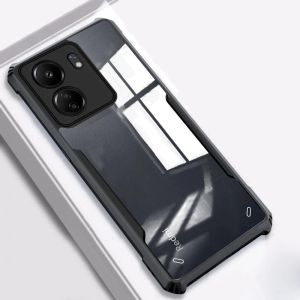Redmi 13C 2023 trong suốt chống sốc trường hợp đối với Redmi 13C 12c 12 C 13 C C12 C13 vỏ điện thoại cứng Acrylic Ốp điện thoại TPU trường hợp trong suốt Vỏ Ốp viền silicon